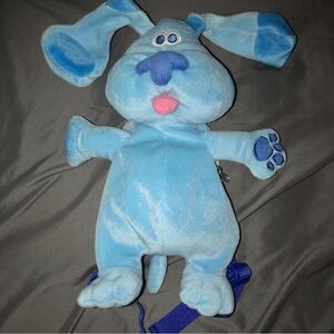 Blues Clues Dog Plush Backpack Adjustable Straps 1999 VIACOM NICKELDEON STUFFED